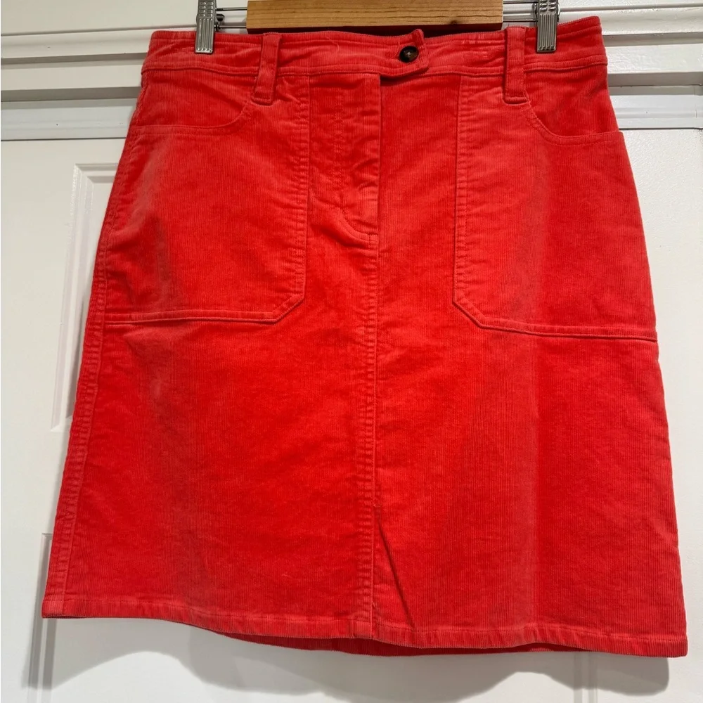 Boden 8L Cavendish Skirt in Coral Crush